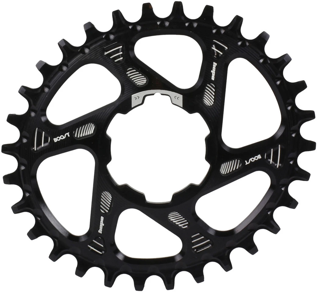 HOPE Oval Spiderless Boost Retainer Ring Direct Mount Kettenblatt 3 HOPE Oval Spiderless Boost Retainer Ring Direct Mount Kettenblatt