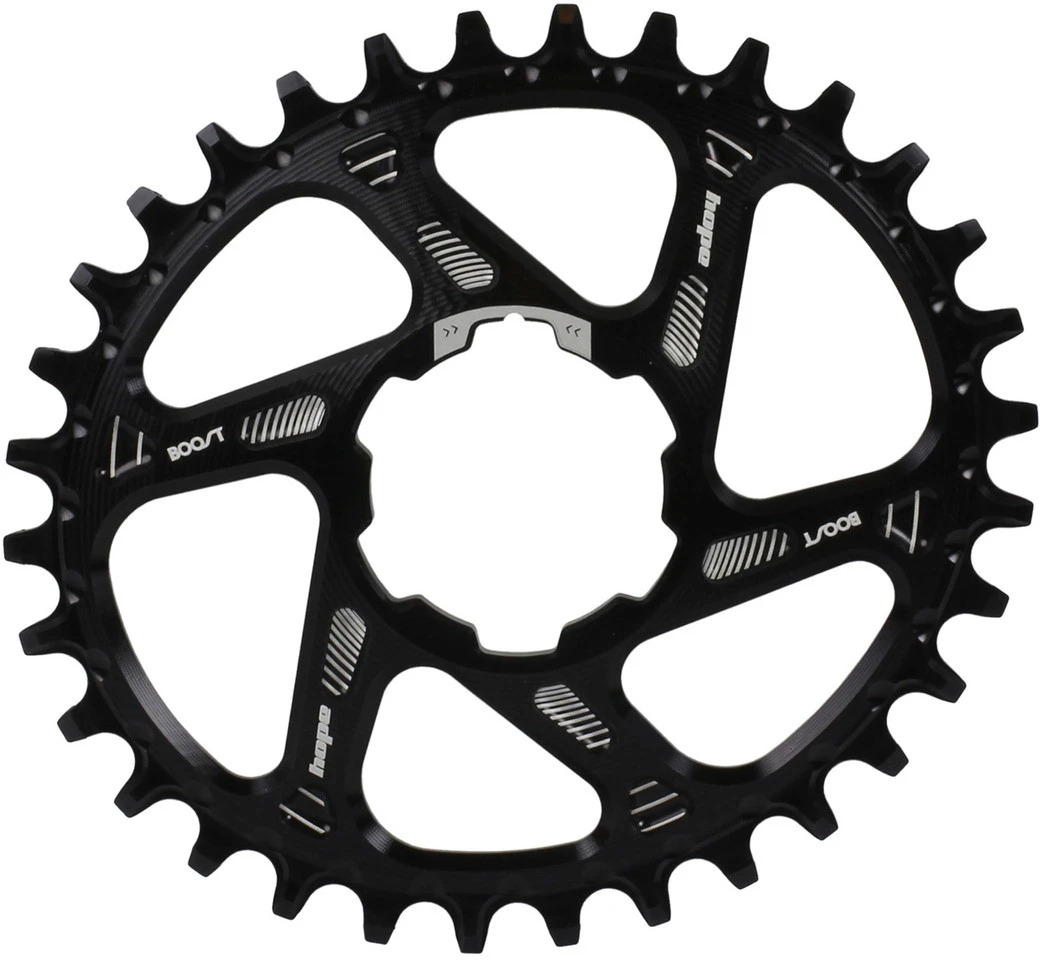 HOPE Oval Spiderless Boost Retainer Ring Direct Mount Kettenblatt 4 HOPE Oval Spiderless Boost Retainer Ring Direct Mount Kettenblatt – Bild 2