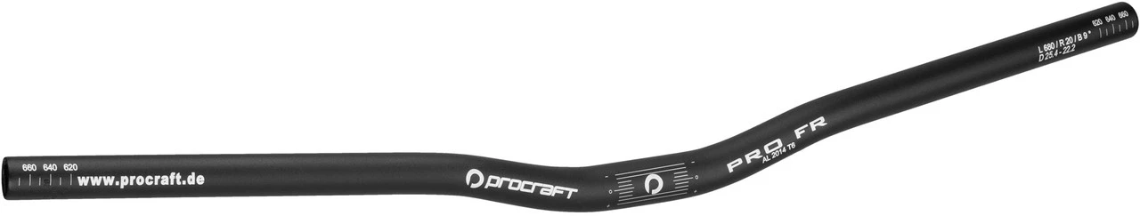 Procraft Pro FR 20 Mm 25.4 Riser Lenker 3 Procraft Pro FR 20 Mm 25.4 Riser Lenker