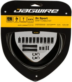 JAGWIRE 2X Sport Schaltzugset -Fahrrad Rabatte 319263
