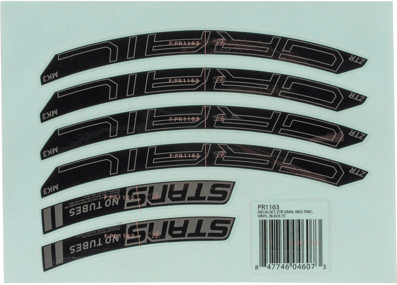 Notubes Decal-Set Für ZTR Grail MK3 3 Notubes Decal-Set Für ZTR Grail MK3