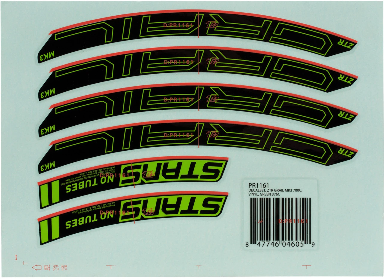 Notubes Decal-Set Für ZTR Grail MK3 5 Notubes Decal-Set Für ZTR Grail MK3 – Bild 3