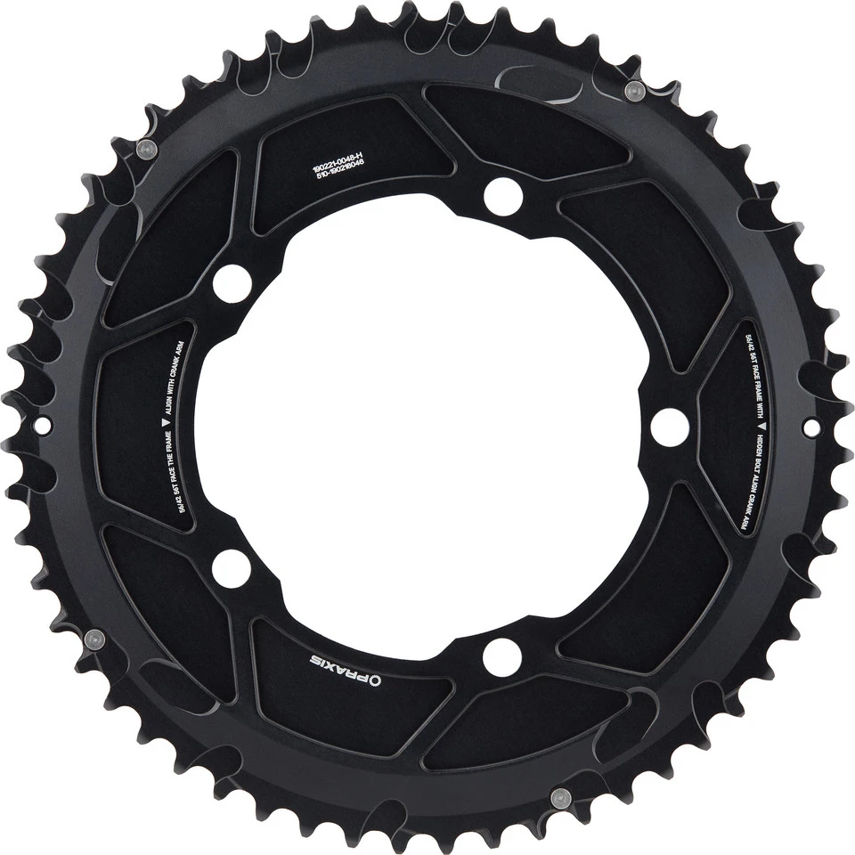 Praxis Works Time Trial Kettenblatt-Set, 5-Arm, 130 Mm Lochkreis 4 Praxis Works Time Trial Kettenblatt-Set, 5-Arm, 130 Mm Lochkreis – Bild 2