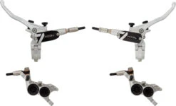 HOPE Tech 4 V4 V+h Set Scheibenbremse Mit Kunststoffleitung -Fahrrad Rabatte 456869